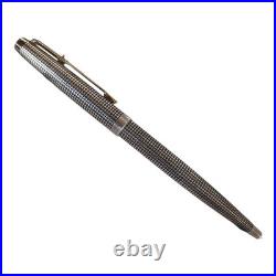 VTG 5.25 Parker Sonnet Cicele Sterling Silver Ballpoint pen France Twist Barrel