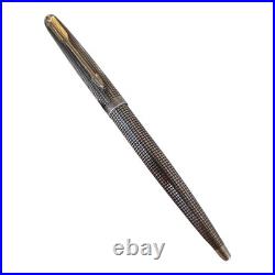 VTG 5.25 Parker Sonnet Cicele Sterling Silver Ballpoint pen France Twist Barrel VTG 5.25 Parker Sonnet Cicele Sterling Silver Ballpoint pen France Twist Barrel