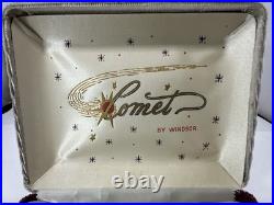 VTG Sterling Silver Inlay Mech. Pencil Pen Comet By Windsor Cufflink Tie Clip