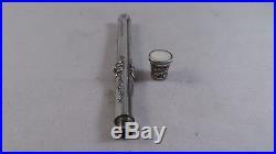 Very Nice Antique Sterling Silver Pen and Pencil circa 1880