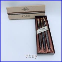 Very Rare Vintage Parker Classic Sterling Silver Ballpoint and 2 Pencils Set