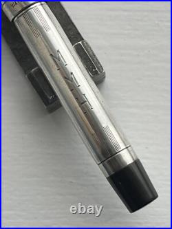 Very Rare Waterman Lady Patricia STERLING SILVER SHERATON LINED Fountain Pen