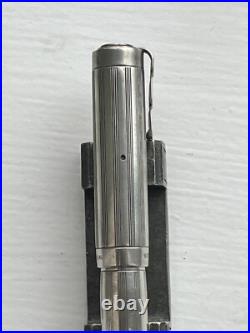 Very Rare Waterman Lady Patricia STERLING SILVER SHERATON LINED Fountain Pen