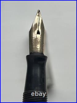 Very Rare Waterman Lady Patricia STERLING SILVER SHERATON LINED Fountain Pen