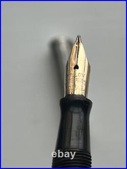 Very Rare Waterman Lady Patricia STERLING SILVER SHERATON LINED Fountain Pen