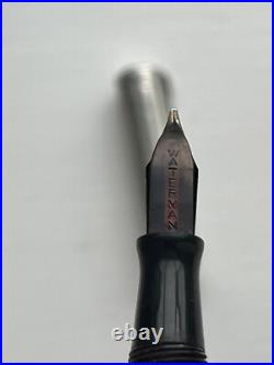 Very Rare Waterman Lady Patricia STERLING SILVER SHERATON LINED Fountain Pen