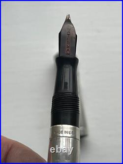 Very Rare Waterman Lady Patricia STERLING SILVER SHERATON LINED Fountain Pen