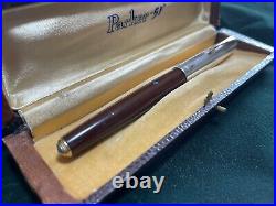 Vintage 1941 Parker 51 Fountain Pen with1st Yr Sterling Silver High Imprint Cap