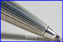 Vintage 900 Sterling Silver Mid Century Design 1950s Ballpoint Pen