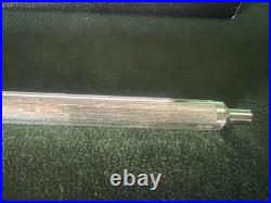 Vintage 925 Solid Silver Guilloché Click Ballpoint Pen