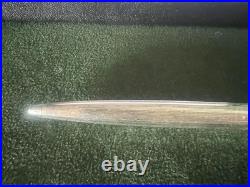 Vintage 925 Solid Silver Guilloché Click Ballpoint Pen