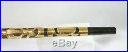 Vintage AA WATERMAN #50 Fountain Pen TWIST FILLER Heath Filigree Overlay 5.7