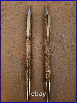Vintage Atlas Sterling Silver & Enamel Tribes Of Isreal Ball Point Pens