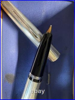 Vintage Aurora 98 Sterling Silver Fountain Pen 14k M (read Description)
