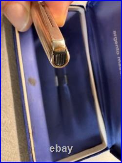 Vintage Aurora 98 Sterling Silver Fountain Pen 14k M (read Description)