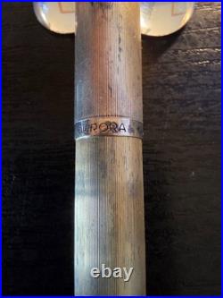 Vintage Aurora Fountain Pen, Sterling Silver 925, Gold plated. Hooded gold nib