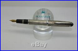 Vintage BARCLAY 1304 Centropen Large 835 Sterling Silver Fountain Pen Restored