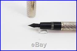 Vintage BARCLAY 1305 Centropen OS Large Sterling Silver Fountain Pen