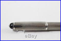 Vintage BARCLAY 1305 Centropen OS Large Sterling Silver Fountain Pen Restored