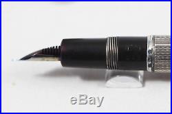 Vintage BARCLAY 1305 Centropen OS Large Sterling Silver Fountain Pen Restored