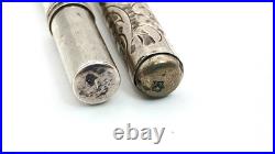 Vintage Birmingham Sterling Silver Pen Holder Made In England Hallmarks For 1910