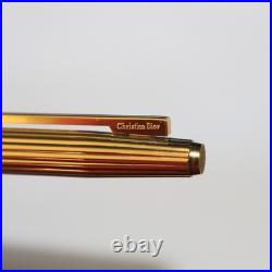 Vintage CHRISTIAN DIOR Gold Plated 925 Sterling Silver Pen RARE