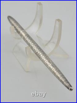Vintage C 1960's Tiffany & Co Ballpoint Sterling Silver Pen