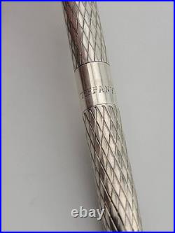 Vintage C 1960's Tiffany & Co Ballpoint Sterling Silver Pen
