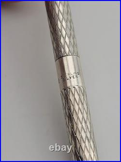 Vintage C 1960's Tiffany & Co Ballpoint Sterling Silver Pen