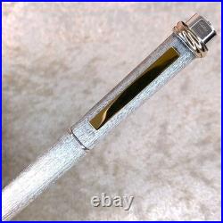 Vintage Cartier Ballpoint Pen Vendome Trinity 925 Sterling Silver with Box