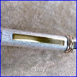 Vintage Cartier Ballpoint Pen Vendome Trinity 925 Sterling Silver with Box