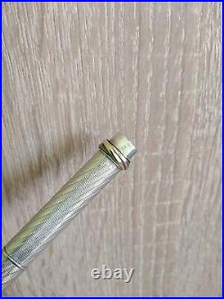 Vintage Cartier Sterling Silver 925 Vendome Trinity Ballpoint Pen