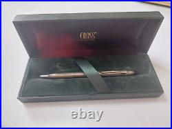 Vintage Cross Century Sterling Silver Ballpoint pen in Case