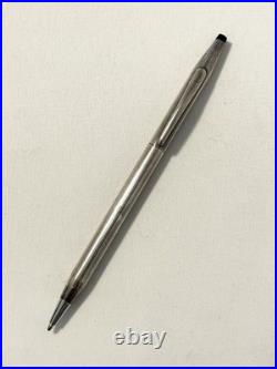 Vintage Cross Classic Century Sterling Silver Ballpoint Pen Made In USA With Box