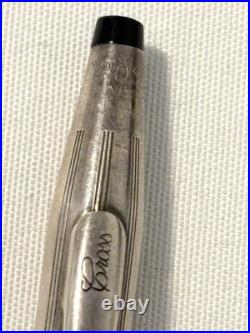 Vintage Cross Classic Century Sterling Silver Ballpoint Pen Made In USA With Box