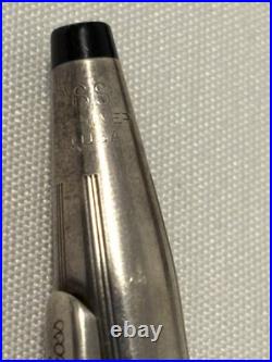 Vintage Cross Classic Century Sterling Silver Ballpoint Pen Made In USA With Box