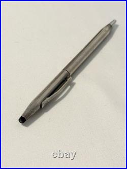 Vintage Cross Classic Century Sterling Silver Ballpoint Pen Made In USA With Box