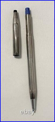 Vintage Cross Classic Century Sterling Silver Ballpoint Pen Made In USA With Box