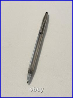 Vintage Cross Classic Century Sterling Silver Ballpoint Pen Made In USA With Box