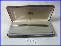 Vintage Cross Fountain Pen Silver 925 Nib 14k Gold 585 Size BB