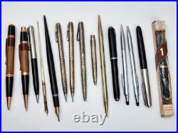 Vintage Fountain Pen & Mechanical Pencils Including Sterling Sheaffer As Is