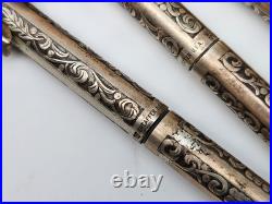 Vintage Fountain Pen & Mechanical Pencils Including Sterling Sheaffer As Is