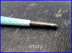 Vintage German Sterling Silver and Blue Guilloche Enamel Pencil Set