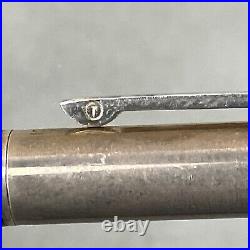 Vintage Gucci Sterling Silver Metal Ballpoint Twist Pen Tarnished S-15000