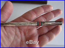 Vintage Gucci Sterling Silver Pen In The Original Box Marked 925