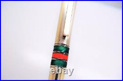 Vintage Gucci Sterling Silver Red & Green Enamel Stripes Ballpoint Pen Italy