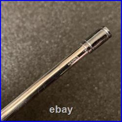 Vintage Hermes Sterling Silver 925 Ballpoint Pen 10cm Japan Used