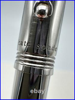 Vintage Kate Spade Montegrappa. 925 Solid Sterling Silver Rollerball Pen Italy