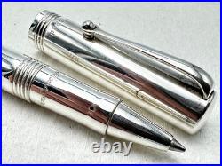 Vintage Kate Spade Montegrappa. 925 Solid Sterling Silver Rollerball Pen Italy