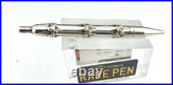 Vintage LOUIS TAMIS Sterling Silver BAMBOO Ballpoint Pen MINT or Unused